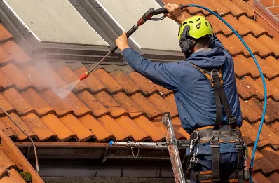 Démoussage et hydrofuge de toiture à Hermelange